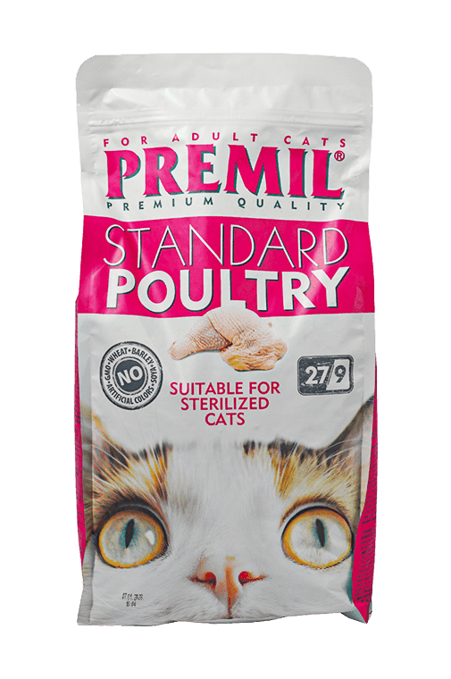 Premil Standard živina, za mačke, 1,5 kg