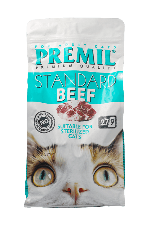 Premil Standard govedina, za sterilisane mačke, 1,5 kg