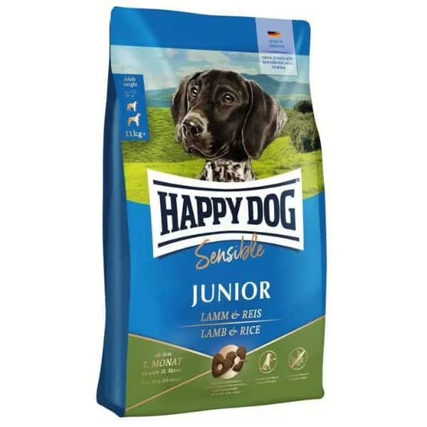 Happy Dog Sensible Junior jagnjetina i pirinač, za štence, 10 kg