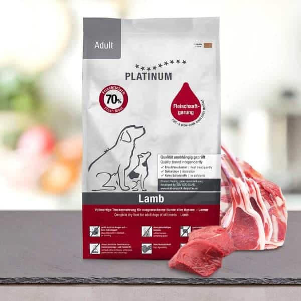 Platinum Adult jagnjetina i pirinač, za odrasle pse, 1,5 kg
