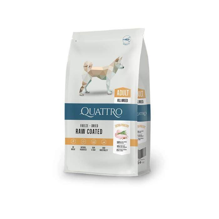 Quattro Adult All Breed živina, za odrasle pse, 12 kg
