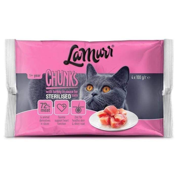 La Murr ćuretina, sosić za sterilisane mačke, 4 x 100 g
