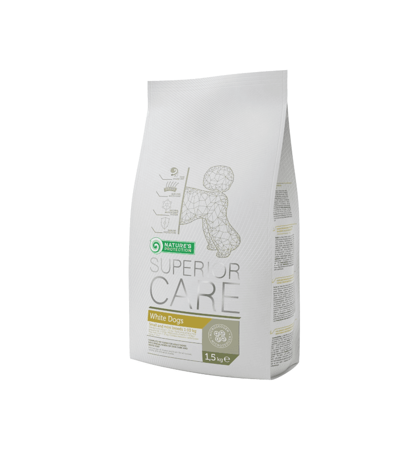 Nature's Protection Superior Care White Dogs jagnjetina, za odrasle pse malih rasa, 10 kg