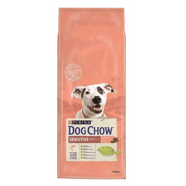Dog Chow Sensitive losos, za odrasle pse, 14 kg