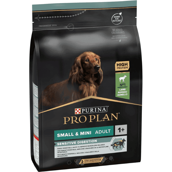 Pro Plan Small & Mini Adult Sensitive Digestion jagnjetina, za pse malih rasa, 3 kg