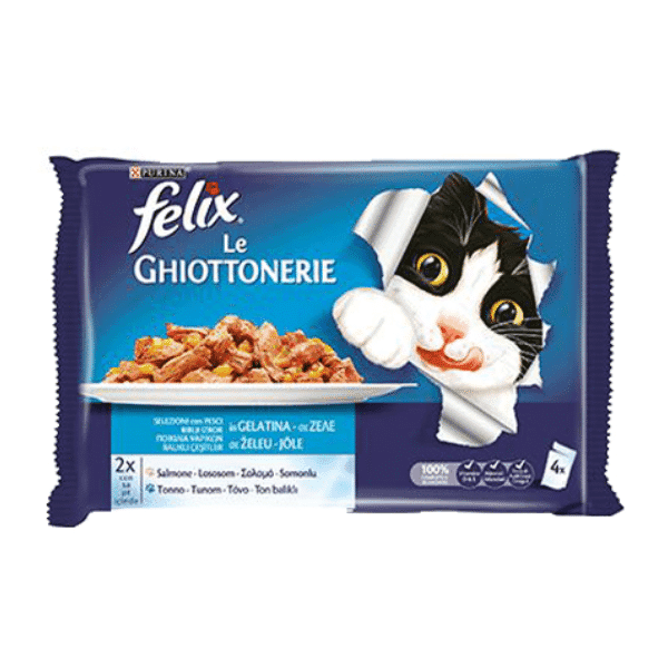 Felix losos, sosić za mačke, 4 x 85 g