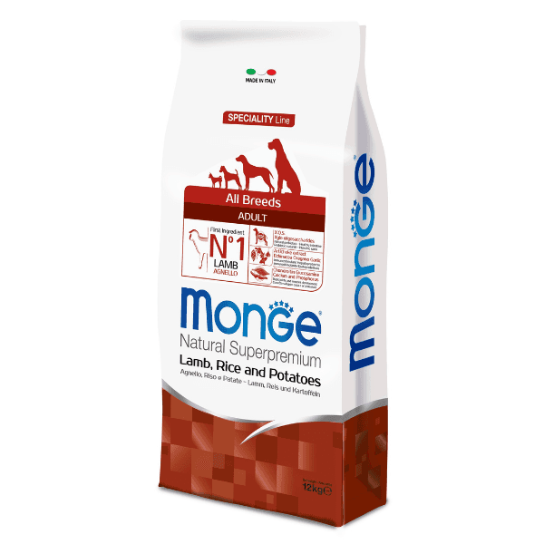Monge Speciality Line jagnjetina, pirinač i krompir, za odrasle pse, 2,5 kg