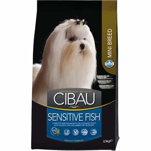 Cibau Sensitive riba, za odrasle pse malih rasa, 2,5 kg
